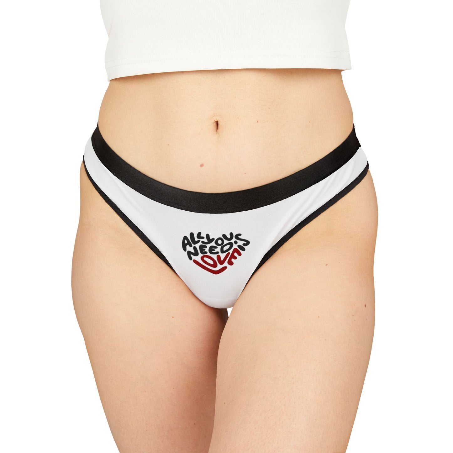 'Need Love' Women's Thongs (AOP)