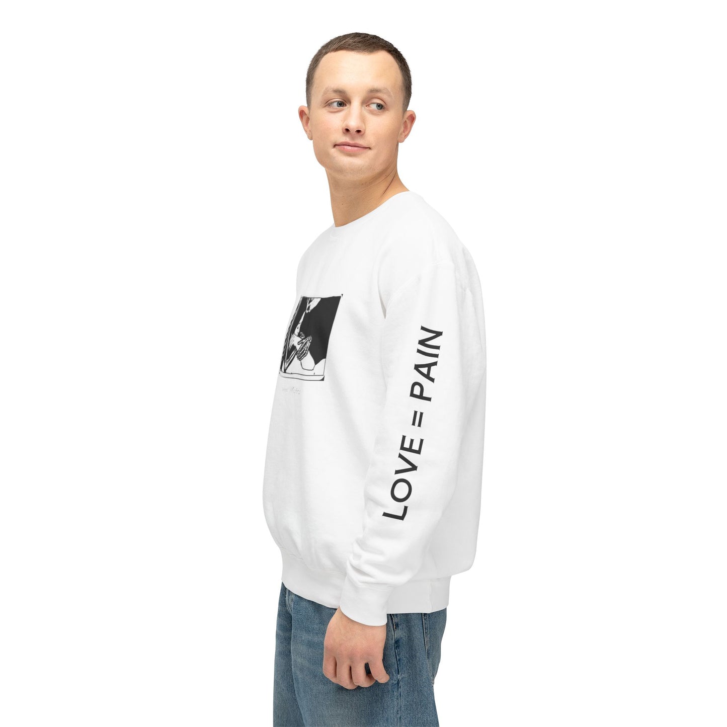 'Love is Pain' Crewneck Sweatshirt