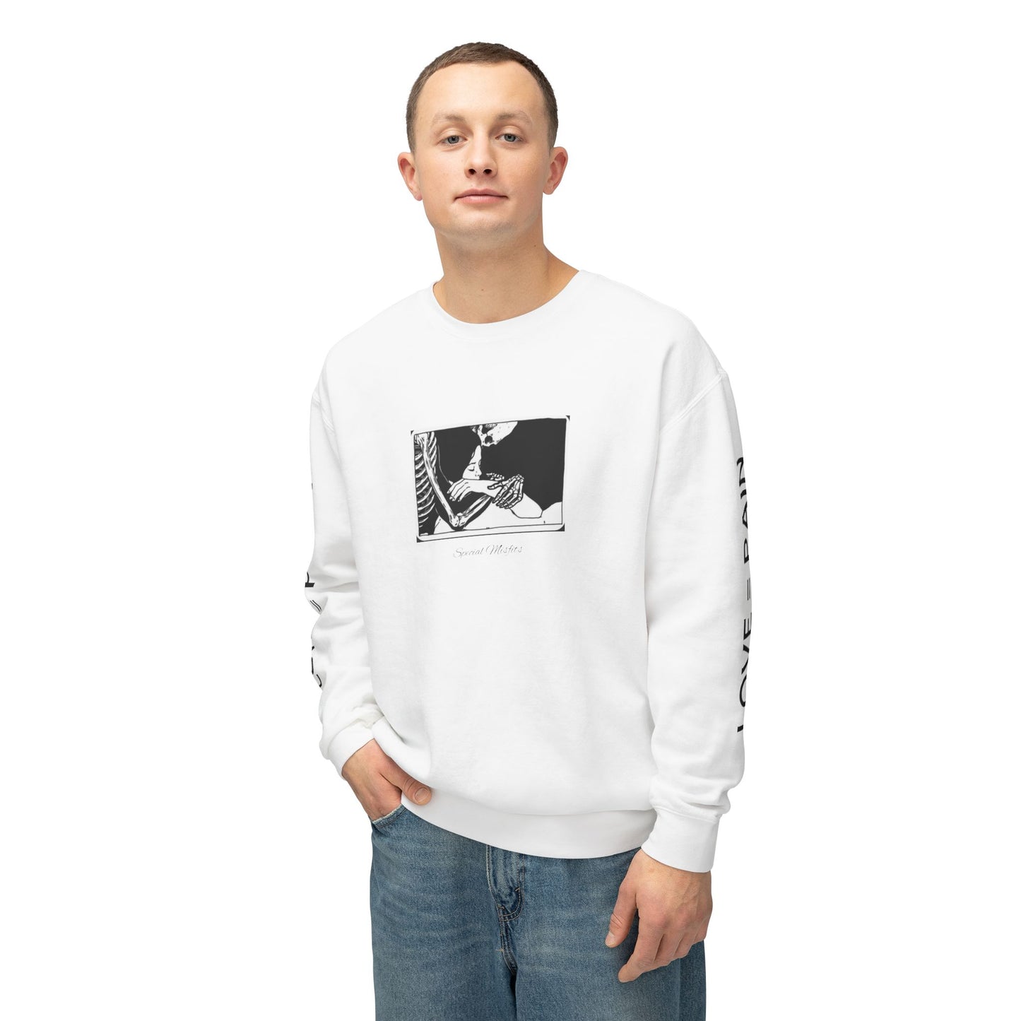 'Love is Pain' Crewneck Sweatshirt